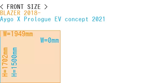 #BLAZER 2018- + Aygo X Prologue EV concept 2021